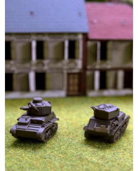 2 reproduction miniatures du Char léger Anglais Mark  VI b